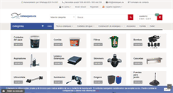 Desktop Screenshot of estanques.eu